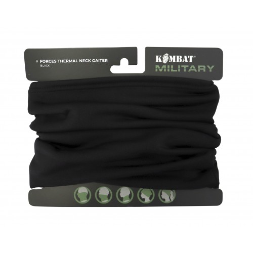 Forces Thermal Neck Gaiter - Black, Stay protected from the cold without compromising mobility with the Forces Thermal Neck Gaiter